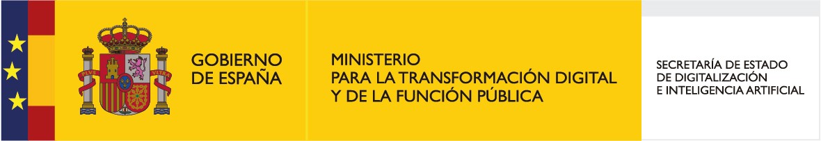 Gobierno de España. Ministerio para la Transformación Digital y de la Función Pública. Secretaría de Estado de Digitalización e Inteligencia Artificial.